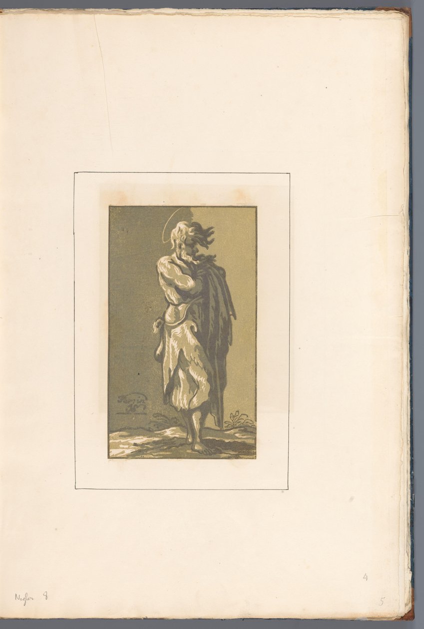 Staande heilige Barátainak és mindegyiknek (...) (sorozat címe a tárgyon) alkotó: John B. Skippe