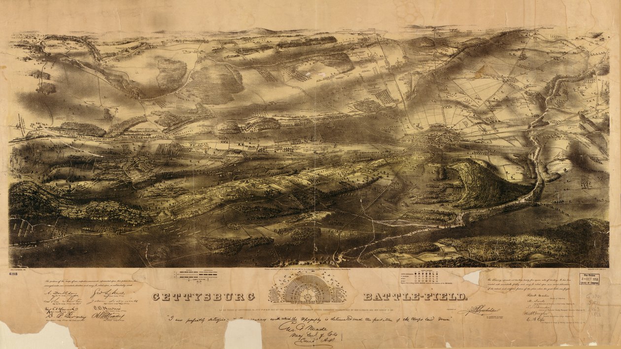 Gettysburg csatatér alkotó: John Bachelder