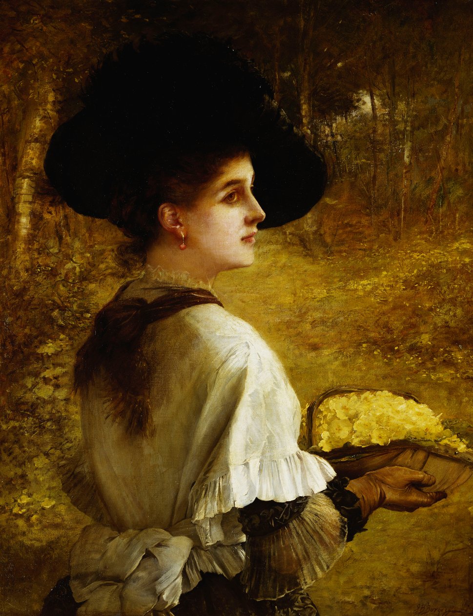 A kankalin kosár, alkotó: John Bagnold Burgess