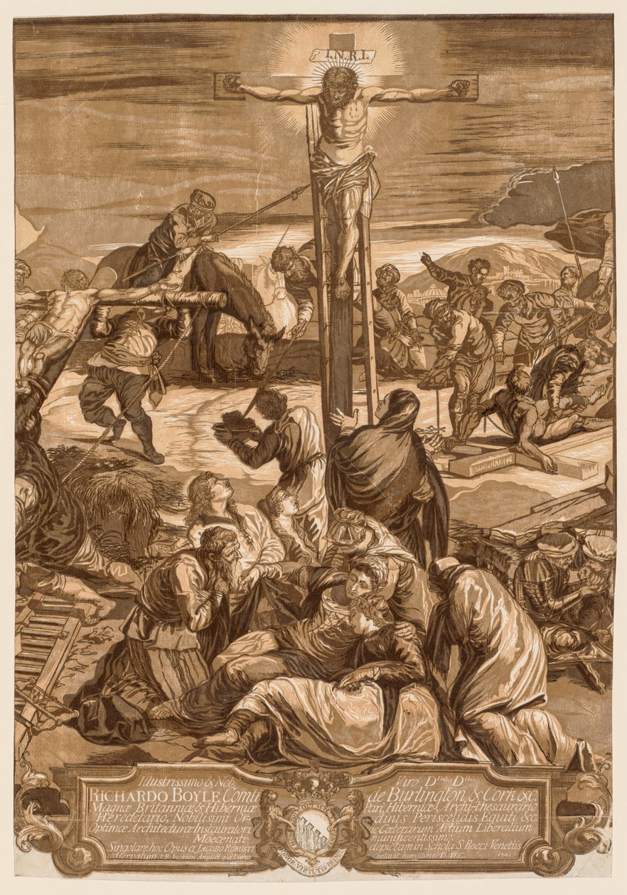 Keresztre feszítés alkotó: John Baptist Jackson