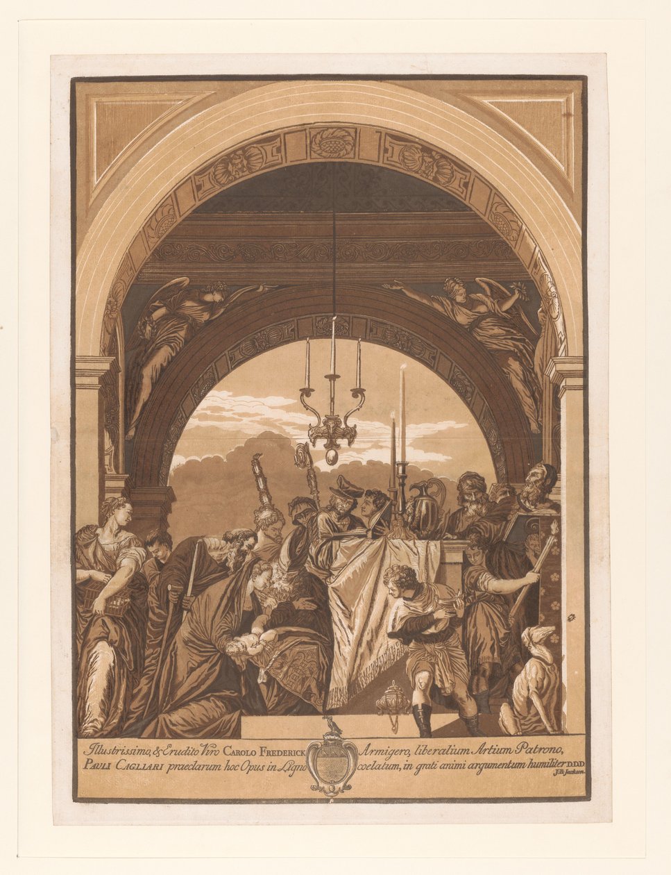 Krisztus bemutatása a templomban Velencei mesterek műalkotásai (sorozat címe) Operaválasztó (sorozat címe) alkotó: John Baptist Jackson