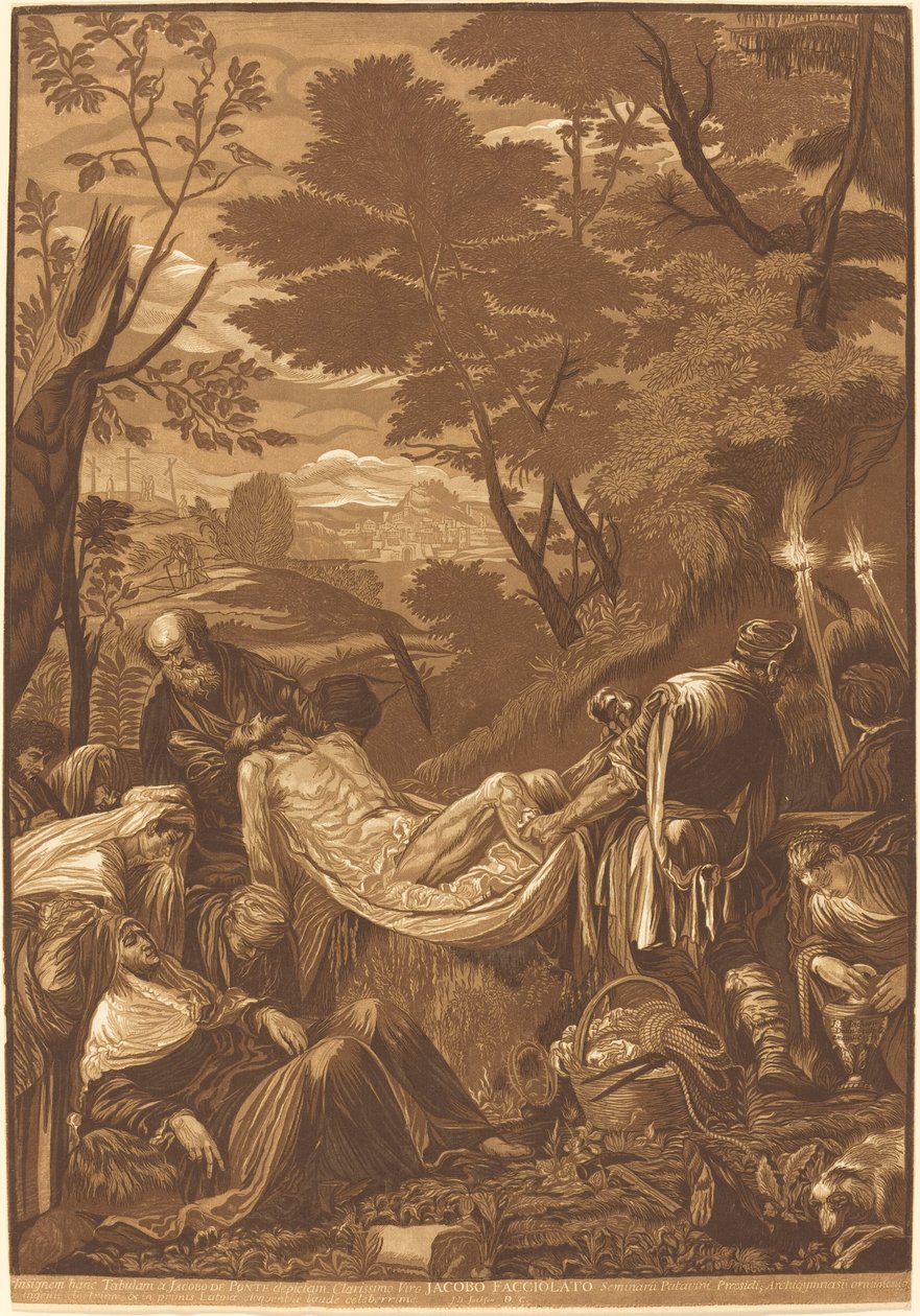 A síremlék alkotó: John Baptist Jackson after Jacopo Bassano