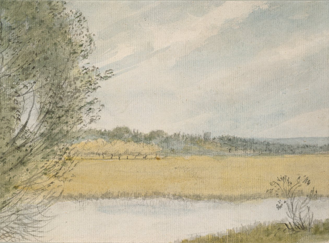 Christ Church Meadows, 18. század alkotó: John Baptist Malchair