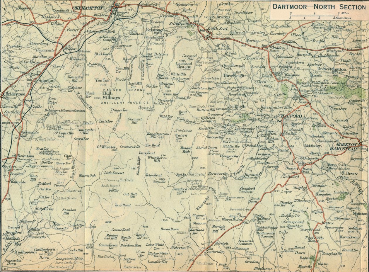 Dartmoor – Északi szakasz, XX. század alkotó: John Bartholomew