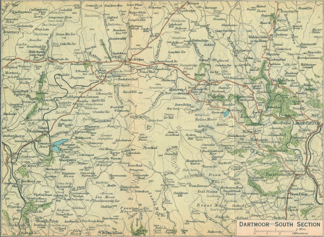 Dartmoor – Déli szakasz, XX. század alkotó: John Bartholomew