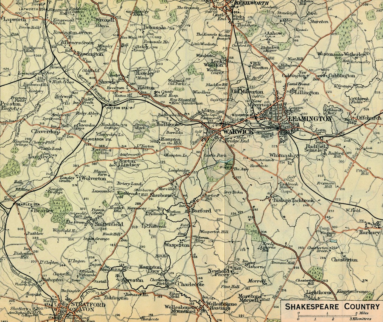 Shakespeare Country, XX. század alkotó: John Bartholomew
