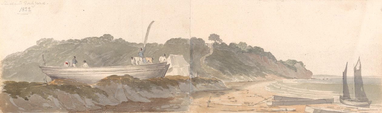 Studland Dock Yard alkotó: John Baverstock Knight