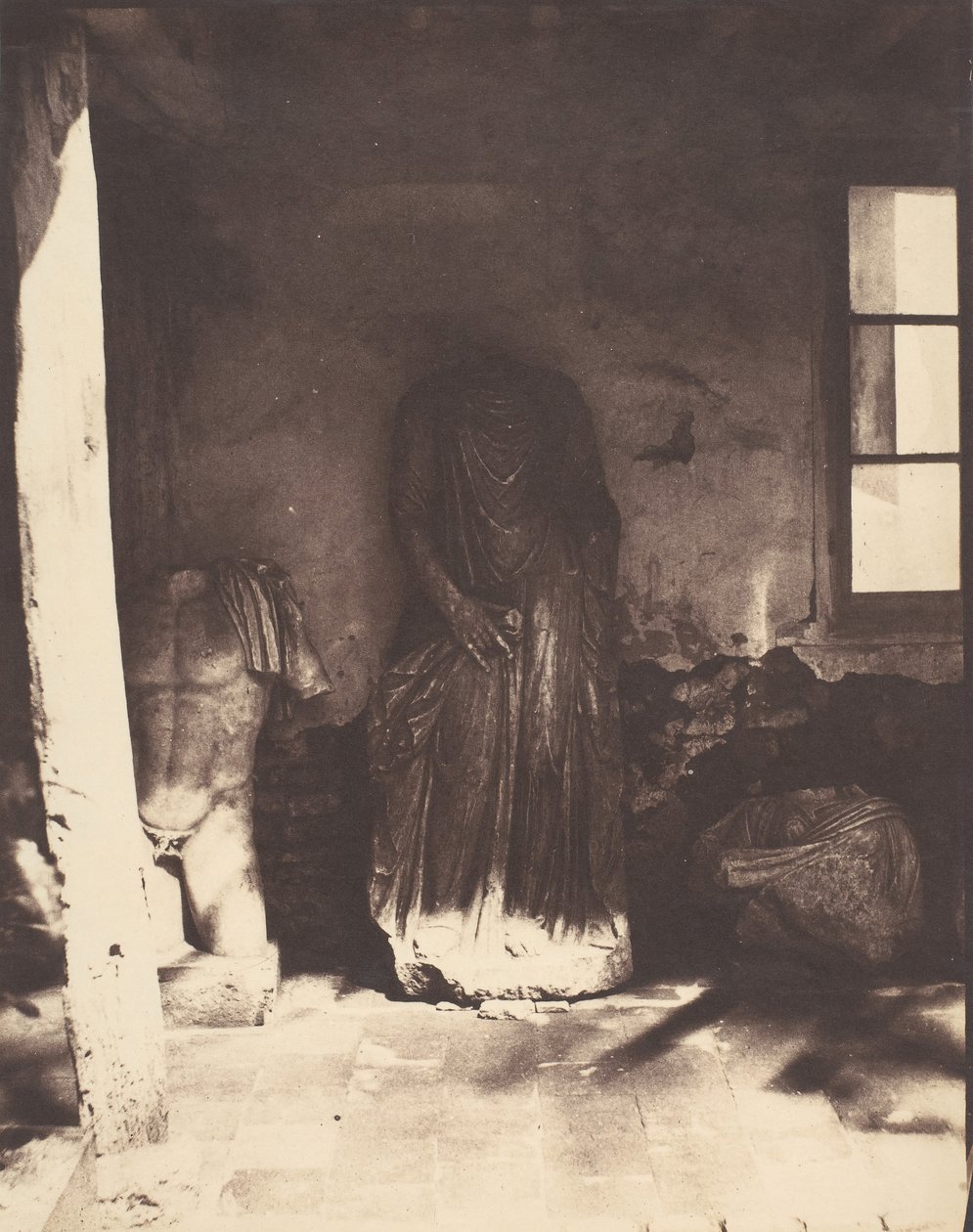 Régiségek a Cherchell Múzeumban, Algériában, 1853-54. alkotó: John Beasley Greene