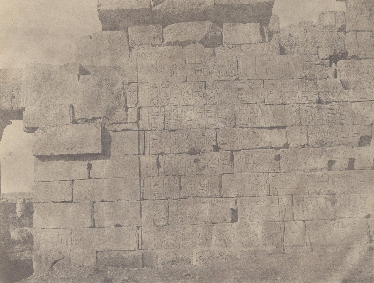 [Karnac, Hypostyle Hall, déli fal (külső) alkotó: John Beasley Greene