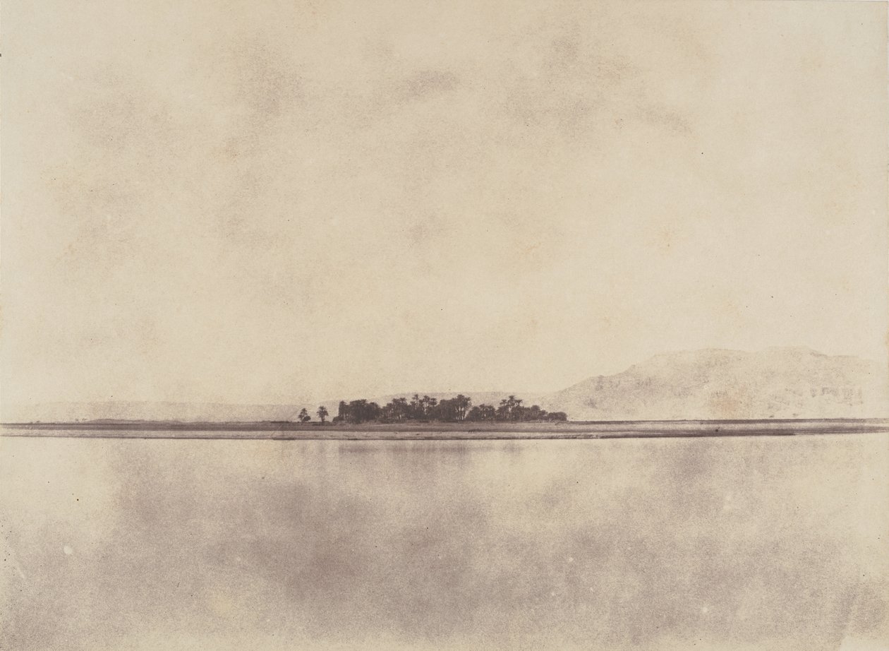 A Nílus a thébai dombok előtt, 1853-54. alkotó: John Beasley Greene