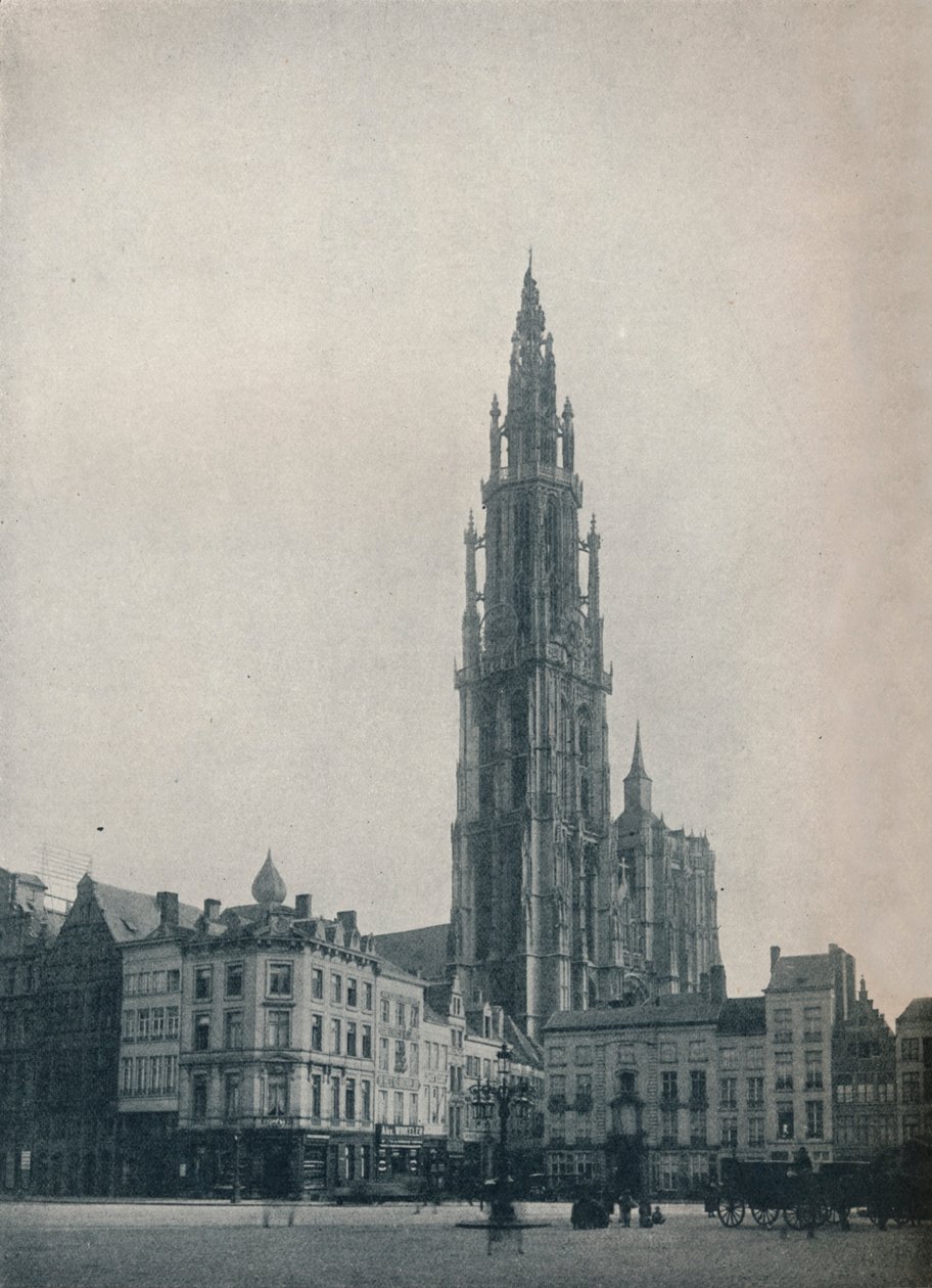 Szűzanya-székesegyház, Antwerpen, Belgium, c1900 1914-1915 alkotó: John Benjamin Stone