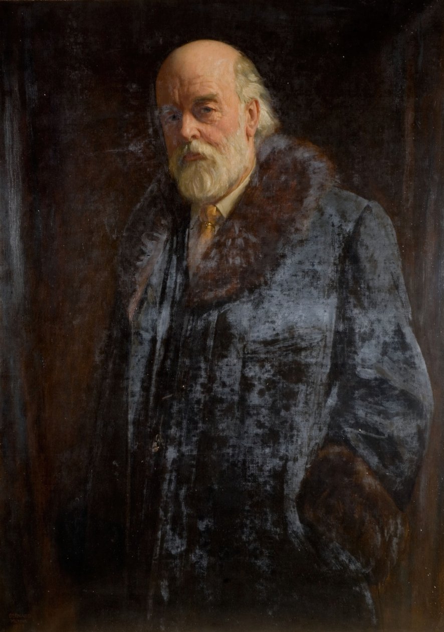 Sir Oliver Lodge portréja, 1923. alkotó: John Bernard Munns