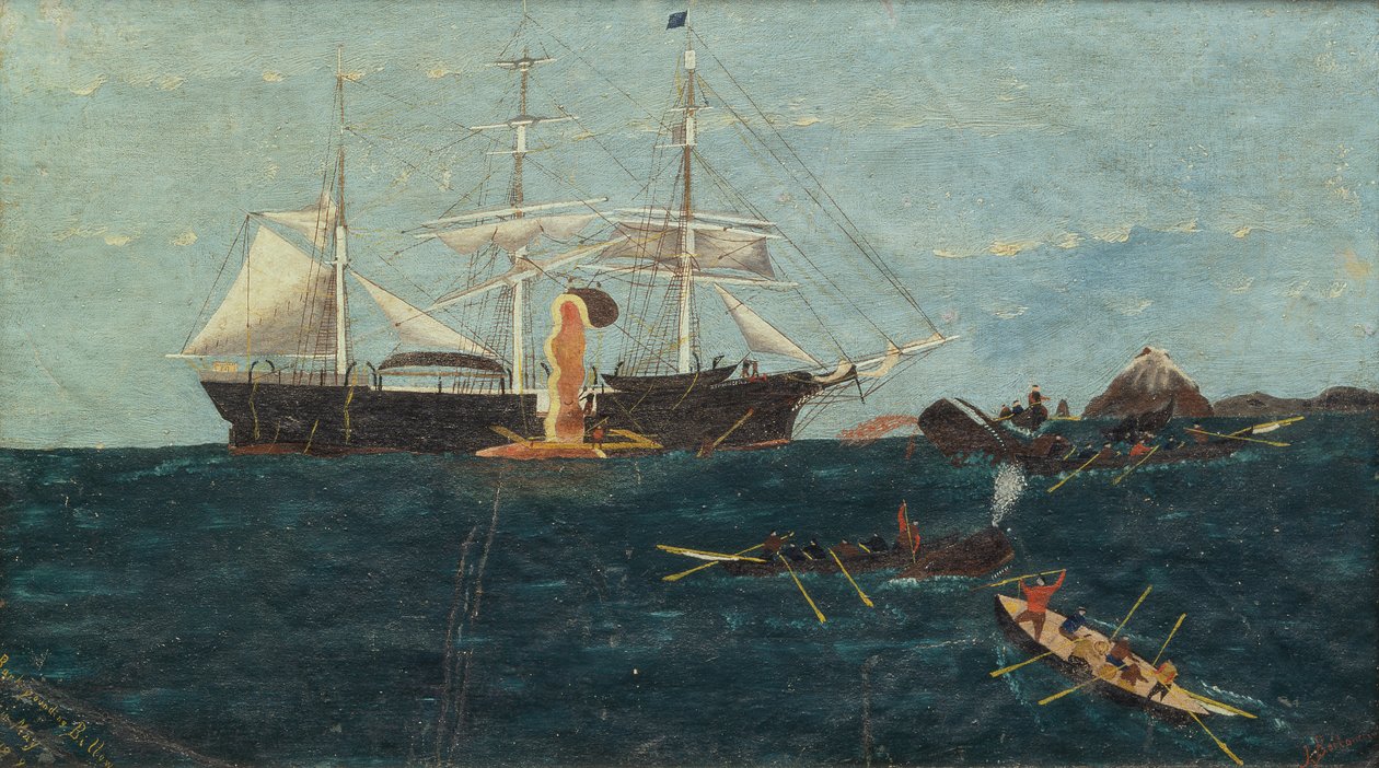 Bark Bounding Billow, 1892 körül (olaj, vászon) alkotó: John Bertoncini