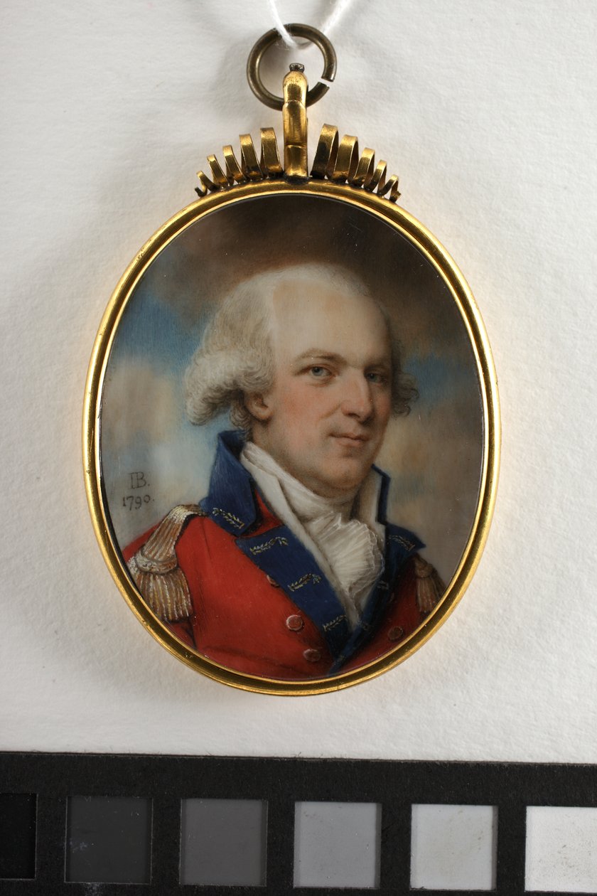 A Royal Welsh Fusiliers ismeretlen tisztje, 1790 alkotó: John Bogle
