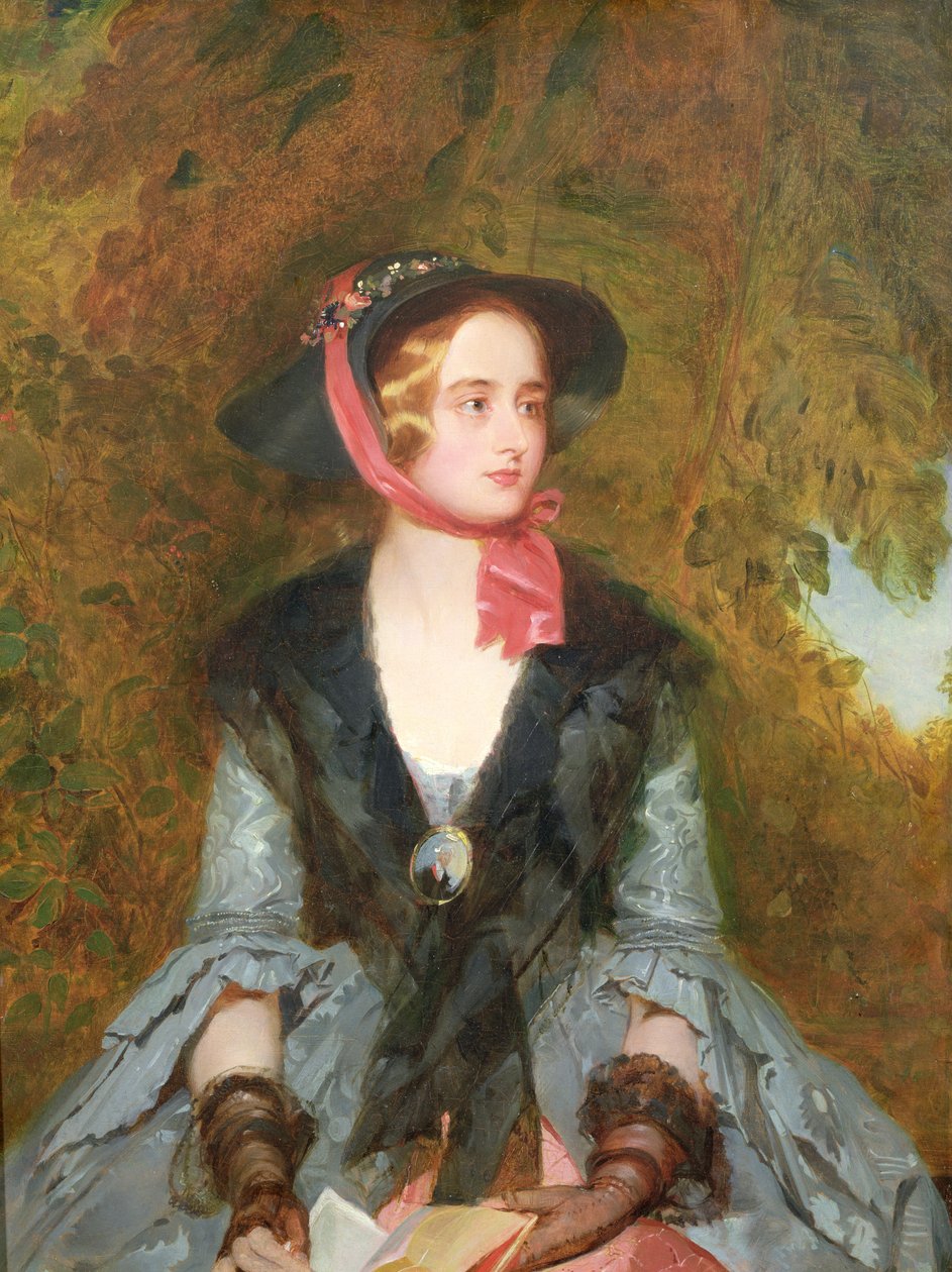 Rose Bradwardine, Walter Scott (1771-1832) "Waverley" című regényének hősnője 1854 alkotó: John Bostock