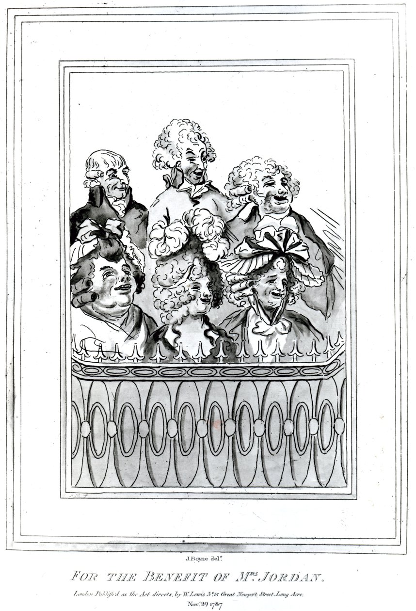 Jordan asszony javára, 1787 (metszet) alkotó: John Boyne