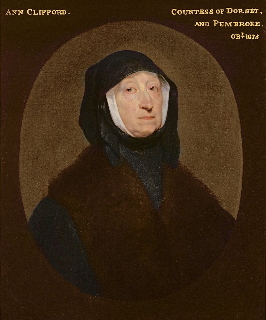 Lady Ann Clifford, Dorset és Pembroke grófnője († 1675) alkotó: John Bracken