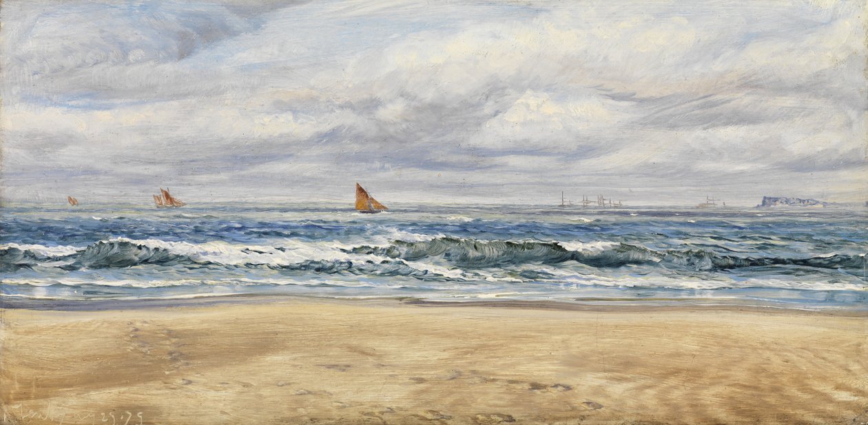 Tenby, 1879 alkotó: John Brett