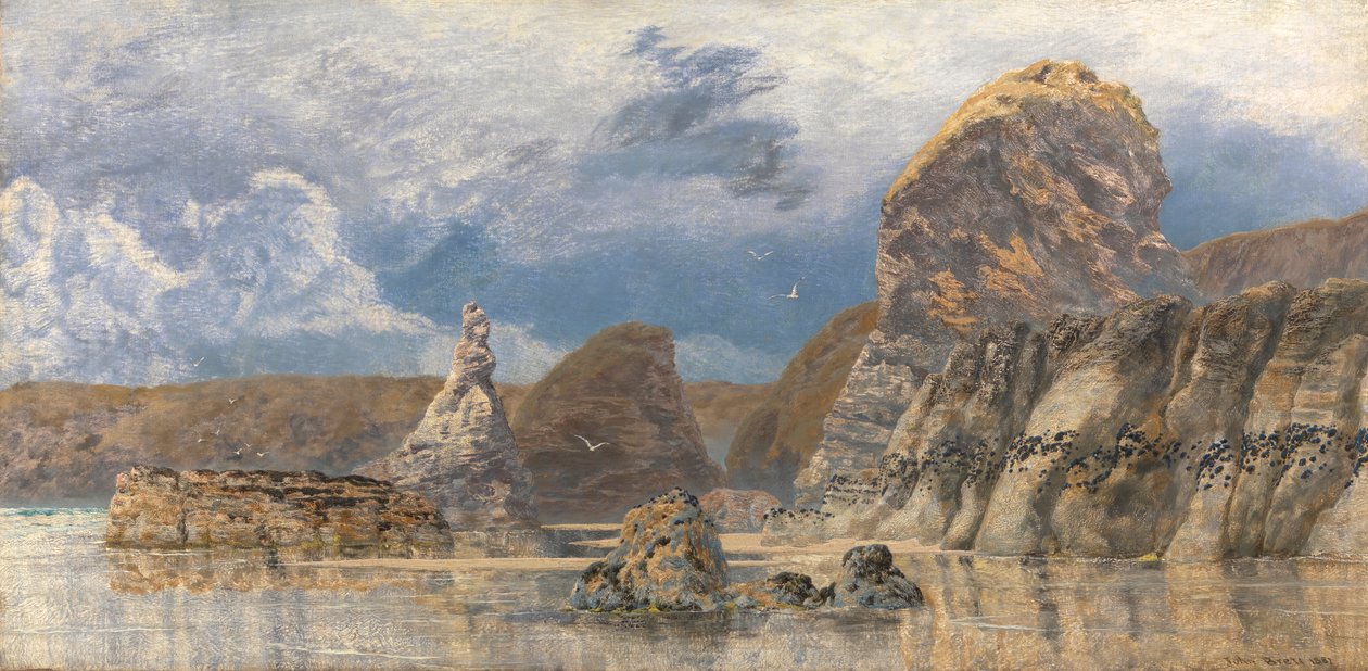 Hareslade Cove sekélysége, Gower alkotó: John Brett