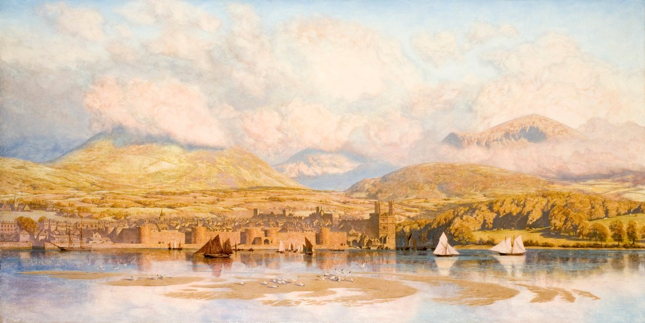 "The Stronghold of the Seison and the Camp of Kittywake", 1879 alkotó: John Brett