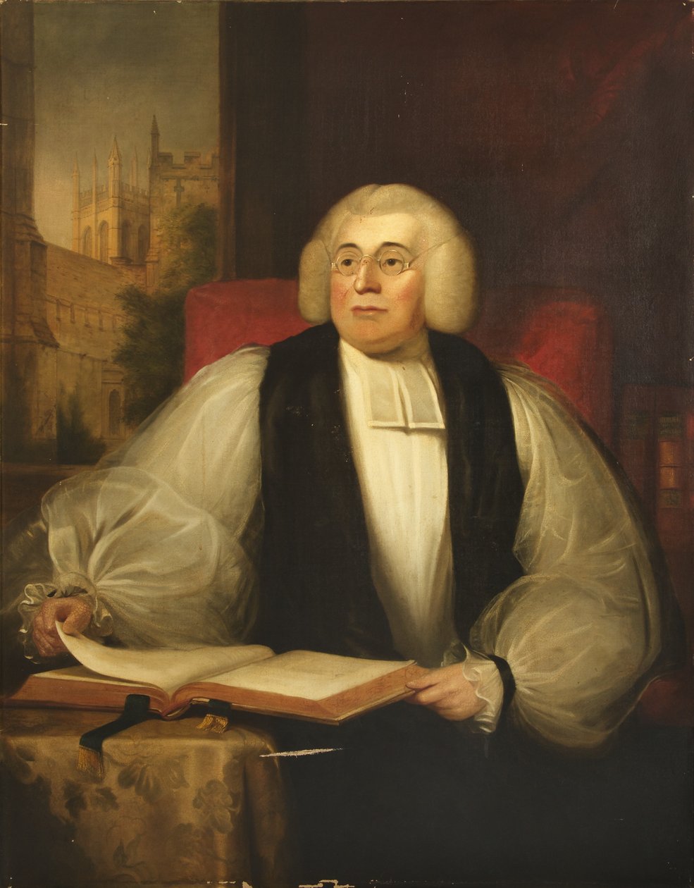 George Horne, a Magdalen College elnöke alkotó: John Bridges