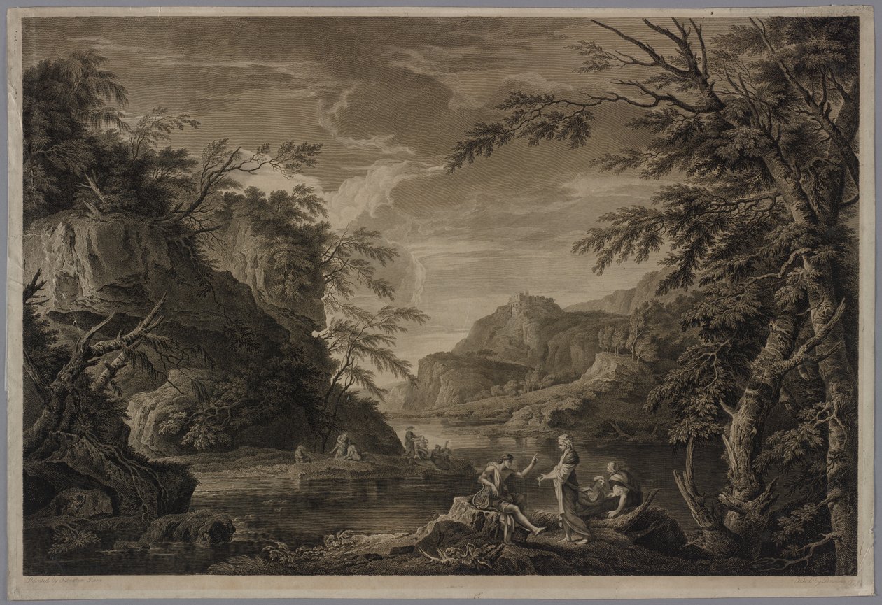 Apollo és a Szibilla, 1779. alkotó: John Browne