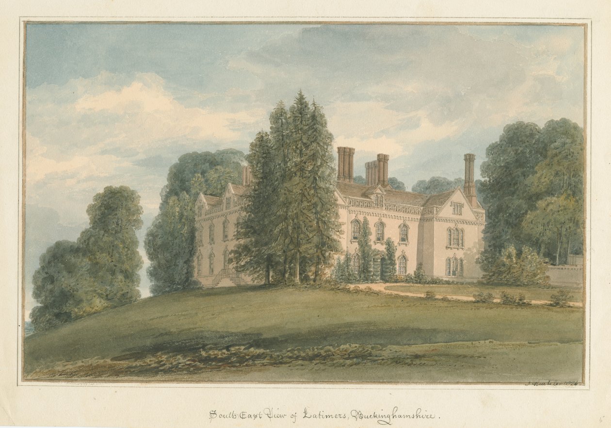 Buckinghamshire - Latimers Hall alkotó: John Buckler