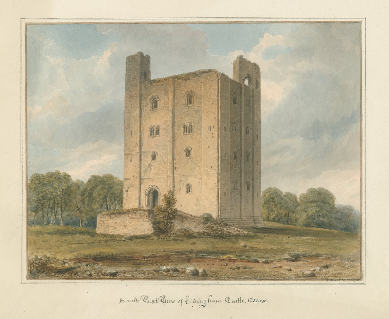 Essex – Hedingham kastély alkotó: John Buckler