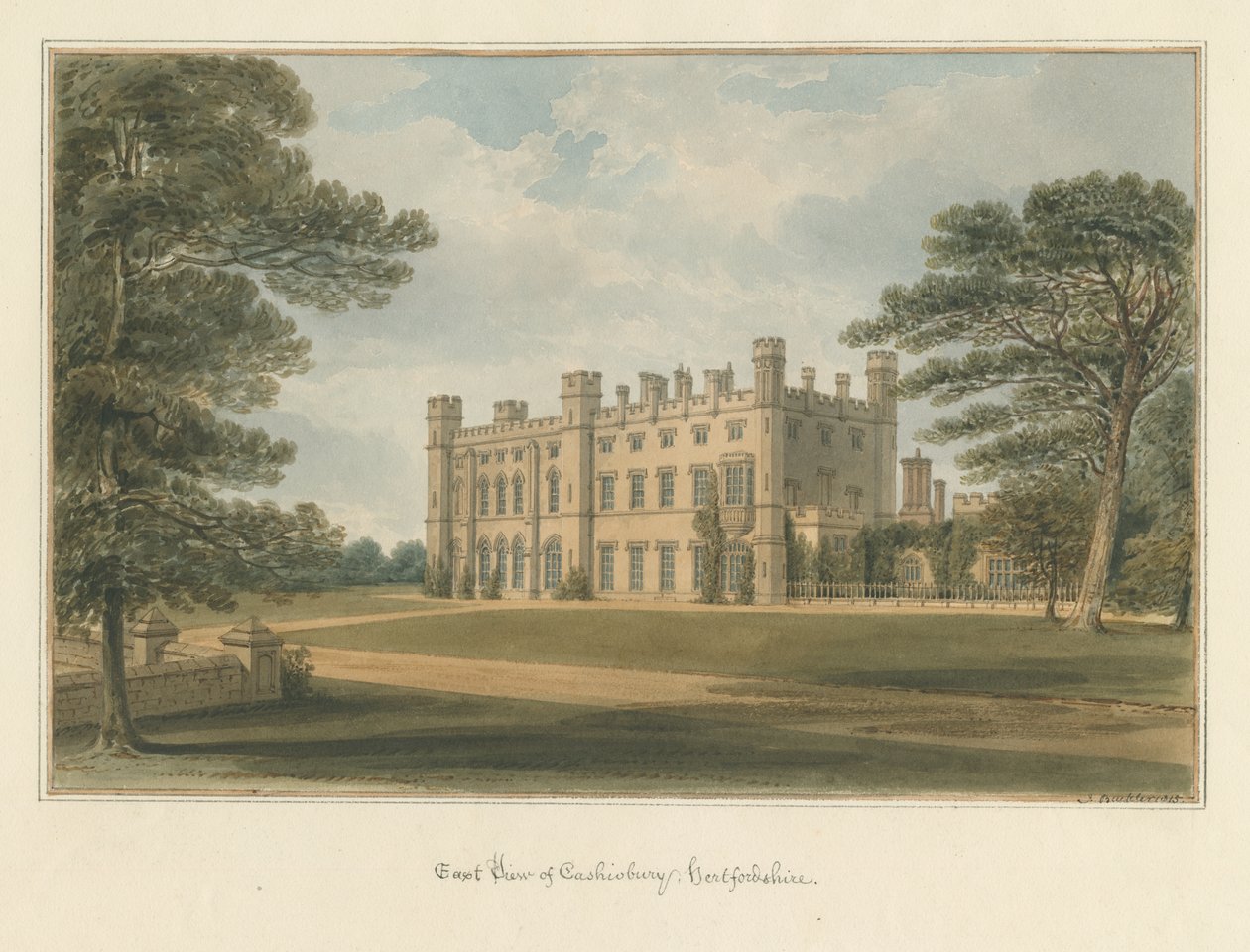 Hertfordshire - Cashiobury alkotó: John Buckler