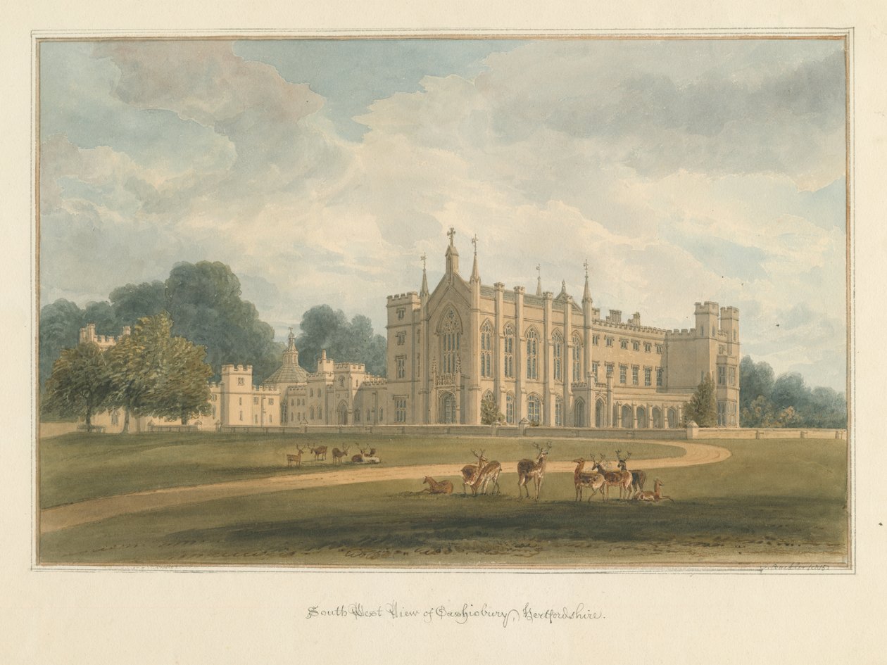 Hertfordshire - Cashiobury, 1815 alkotó: John Buckler