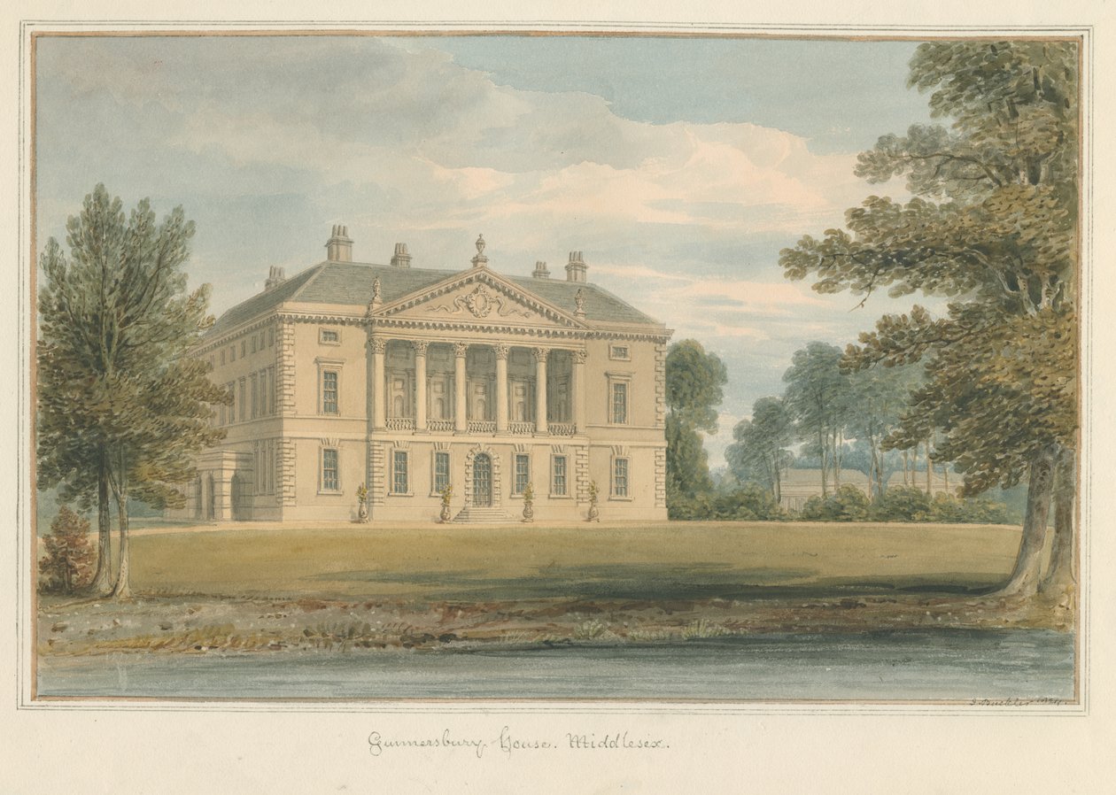 Middlesex – Gunnersbury House alkotó: John Buckler