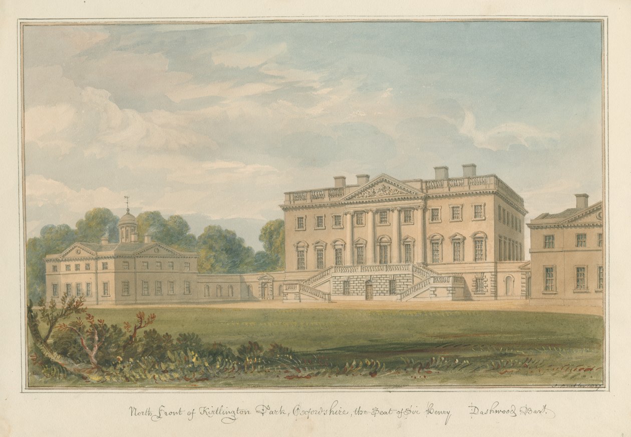 Oxfordshire – Kirtlington Park, 1827 alkotó: John Buckler