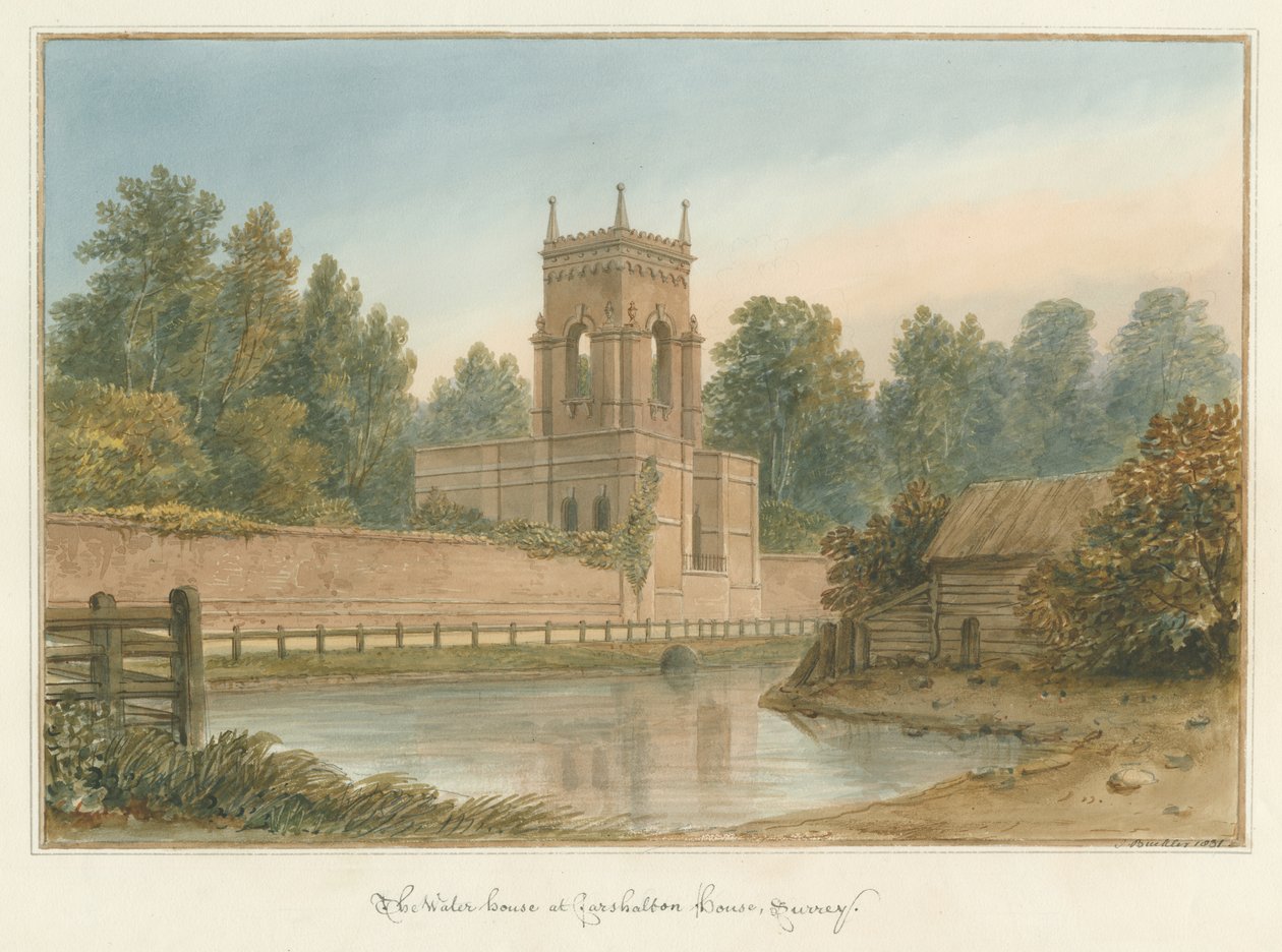 Surrey - Carshalton House - The Water House alkotó: John Buckler