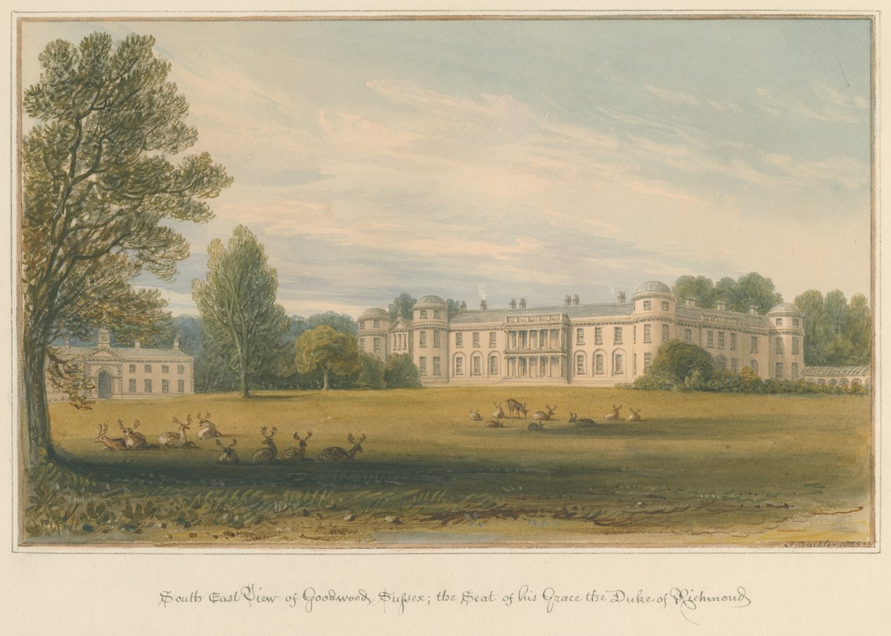 Sussex – Goodwood, 1825 alkotó: John Buckler