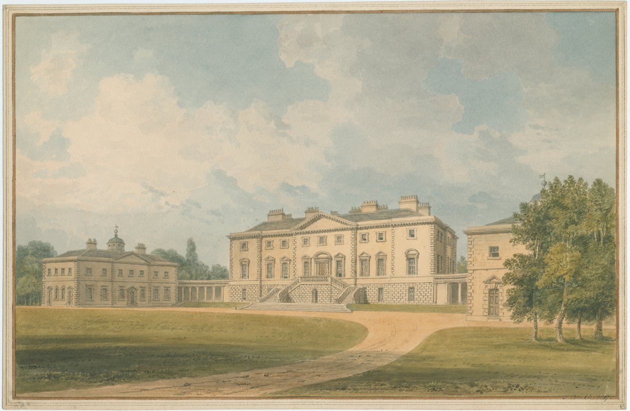 Sussex – Hall ismeretlen helyen, 1807 alkotó: John Buckler