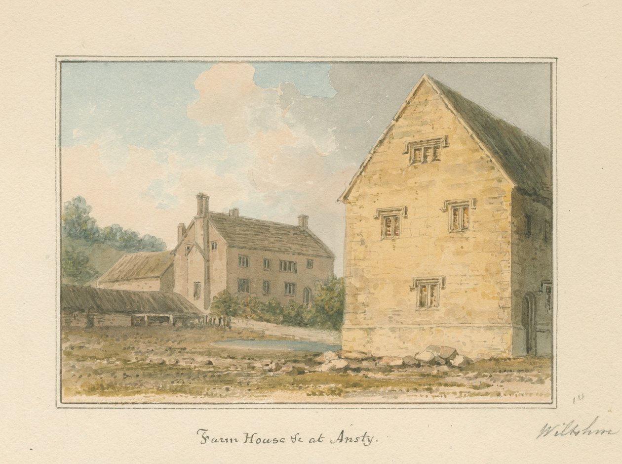Wiltshire - Ansty - Farm House, 1817 alkotó: John Buckler
