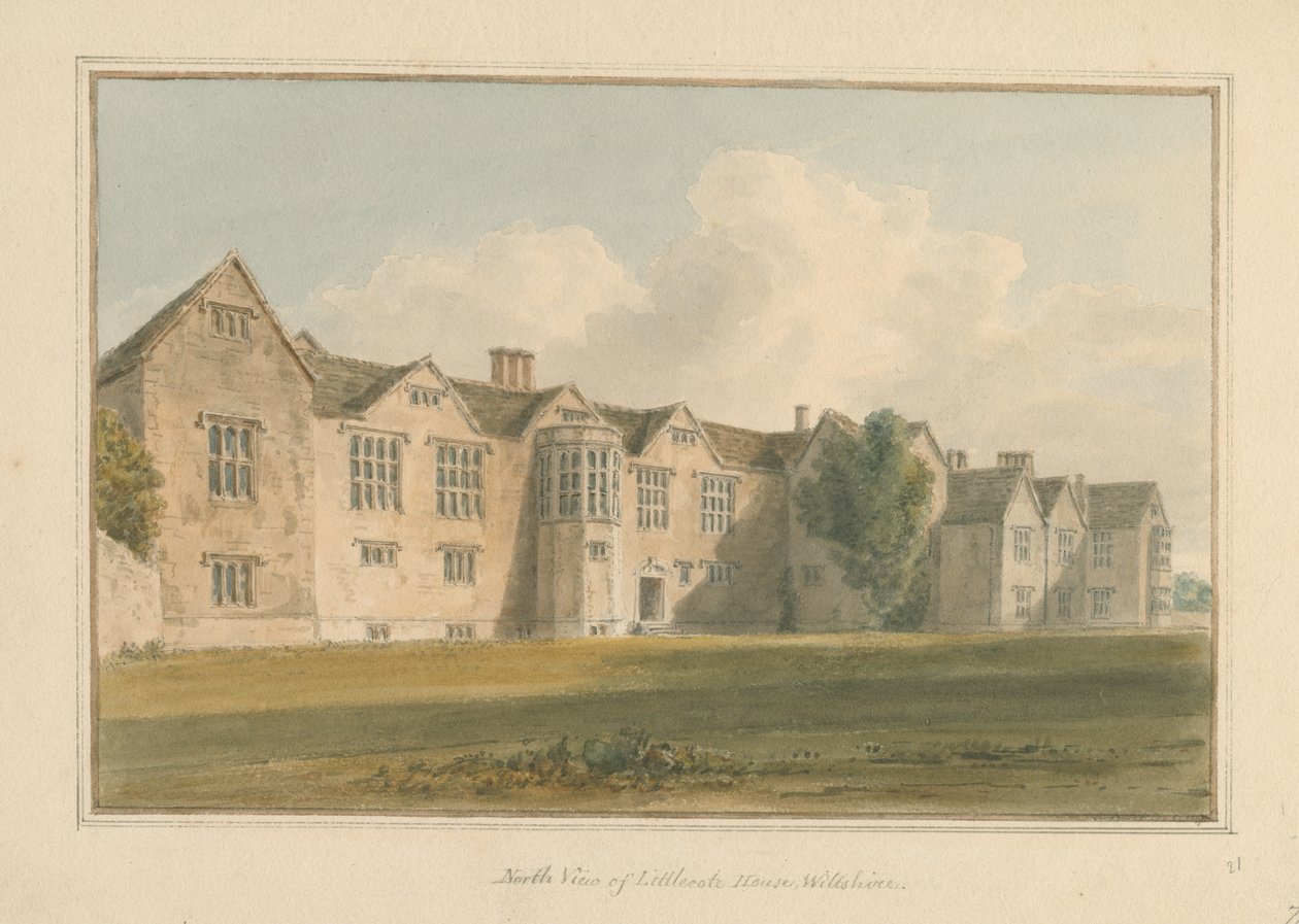 Wiltshire - Littlecote House, 1807 alkotó: John Buckler
