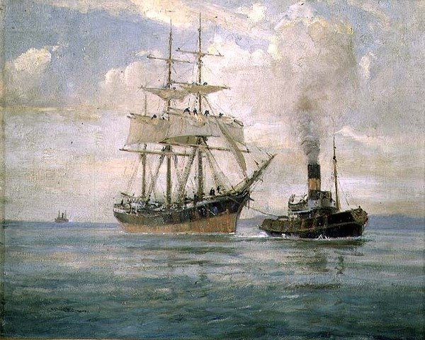 A vontató alkotó: John Burgess