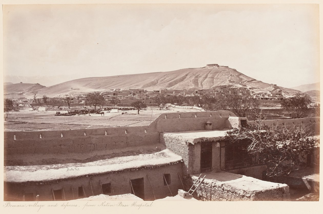 Bemaru falu és a szülői báziskórház védelme, 1879 alkotó: John Burke