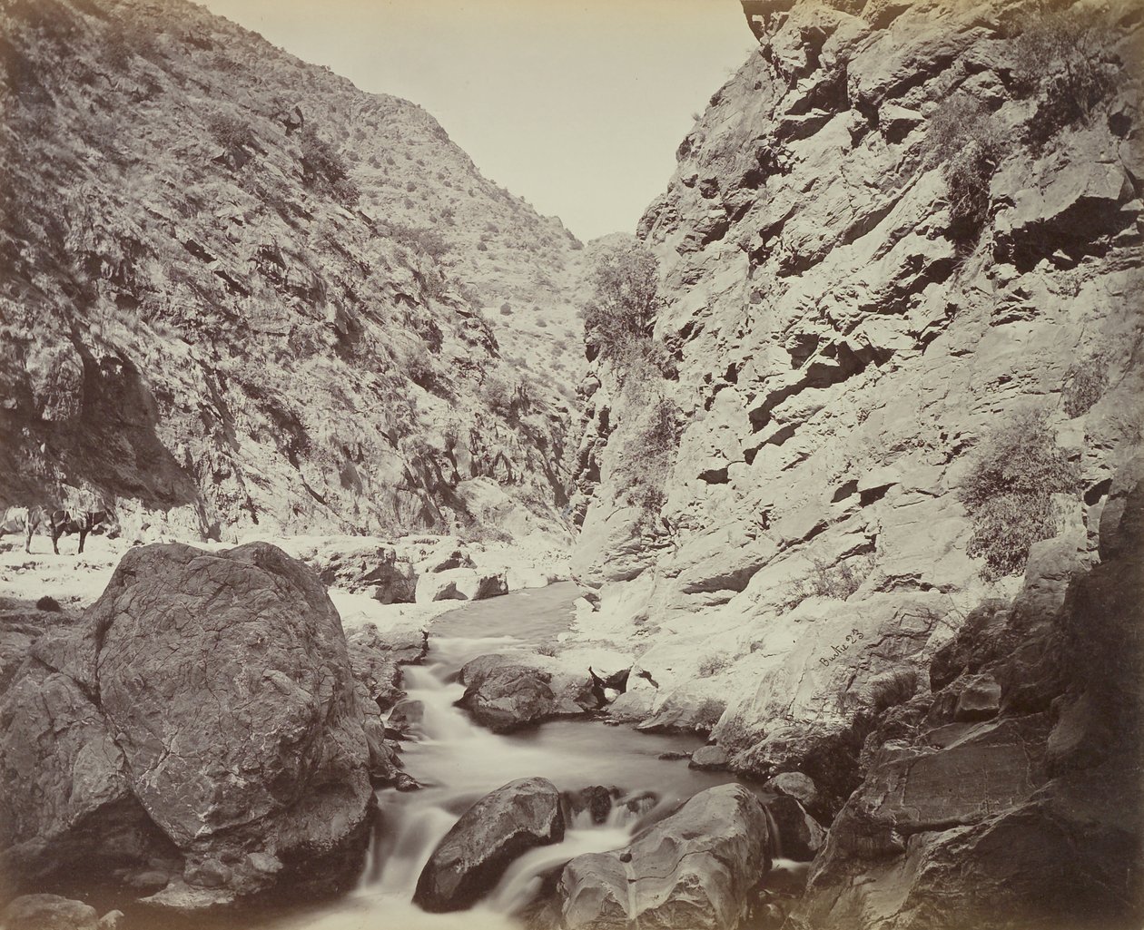 ?Éles fordulat a defile-ben [Ali Masjid alatt], nagyon durva?, 1879 alkotó: John Burke