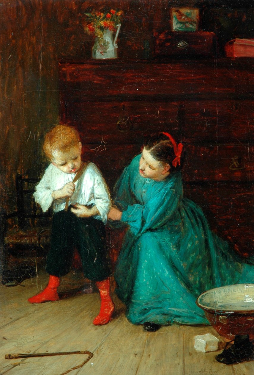 Első nadrágja, 1865 alkotó: John Burr