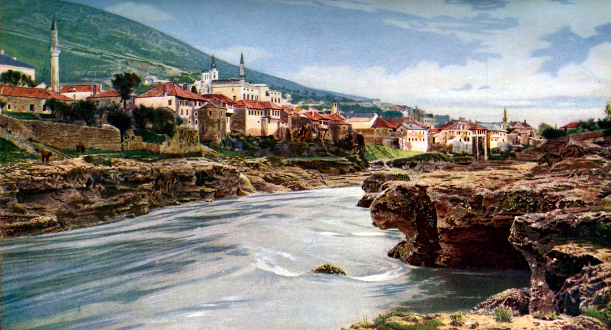 Mostar, Bosznia-Hercegovina, Jugoszlávia, c1924 alkotó: John Bushby