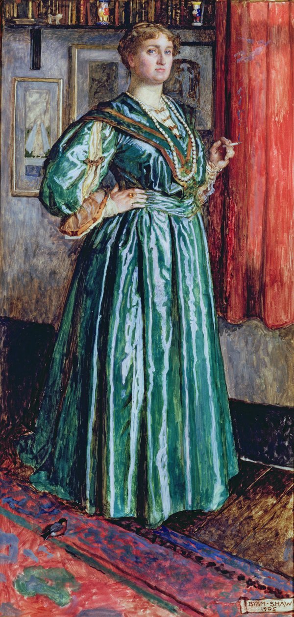 Egy hölgy a bordélyházban, 1905 alkotó: John Byam Liston Shaw