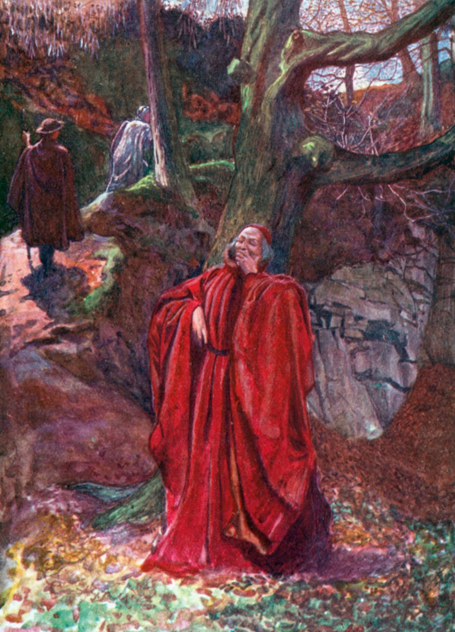 Christian and Hopeful Leave Atheist Laughing (színes litográfia) alkotó: John Byam Liston Shaw