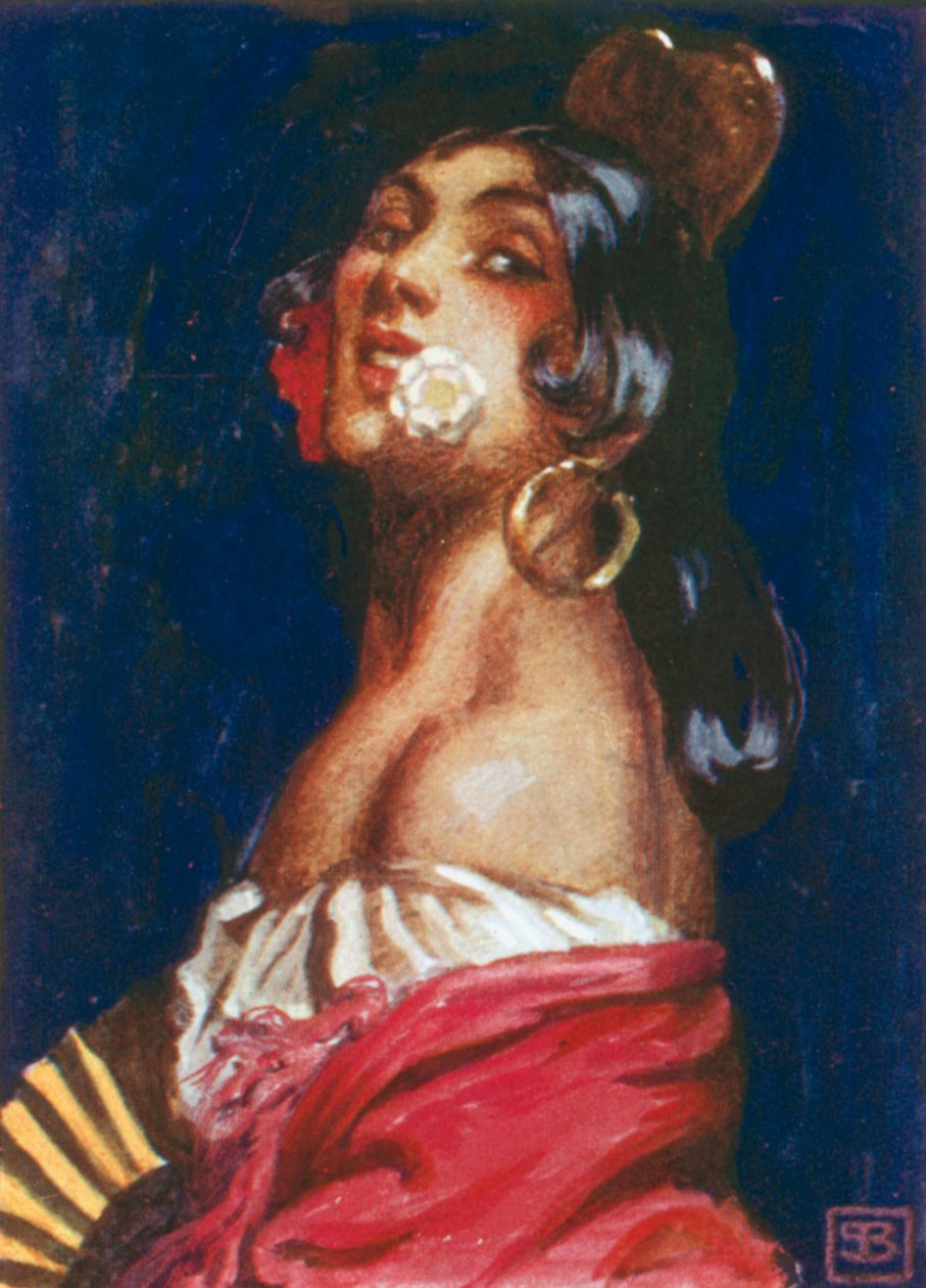 George Bizet, Carmen (színes litográfia) alkotó: John Byam Liston Shaw