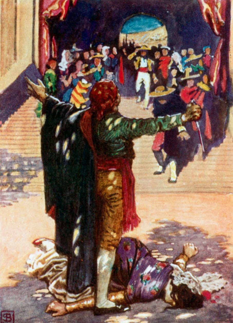 George Bizet, Carmen (színes litográfia) alkotó: John Byam Liston Shaw