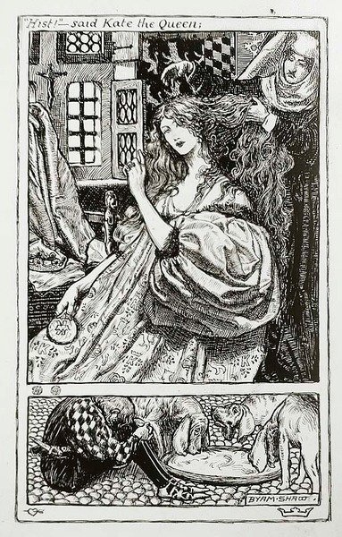 "Hist" - mondta Kate, a királynő alkotó: John Byam Liston Shaw