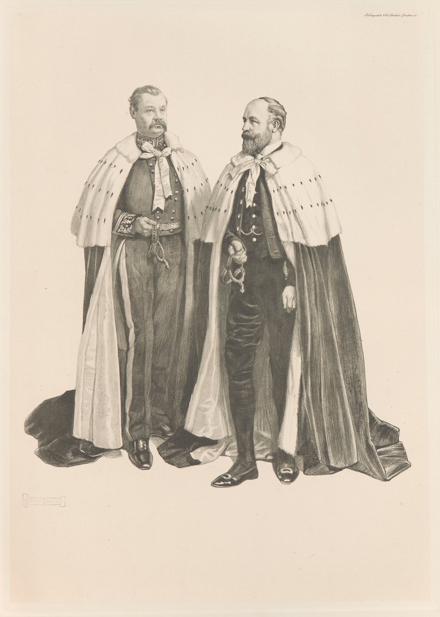 VII. Edward király koronázása alkotó: John Byam Liston Shaw