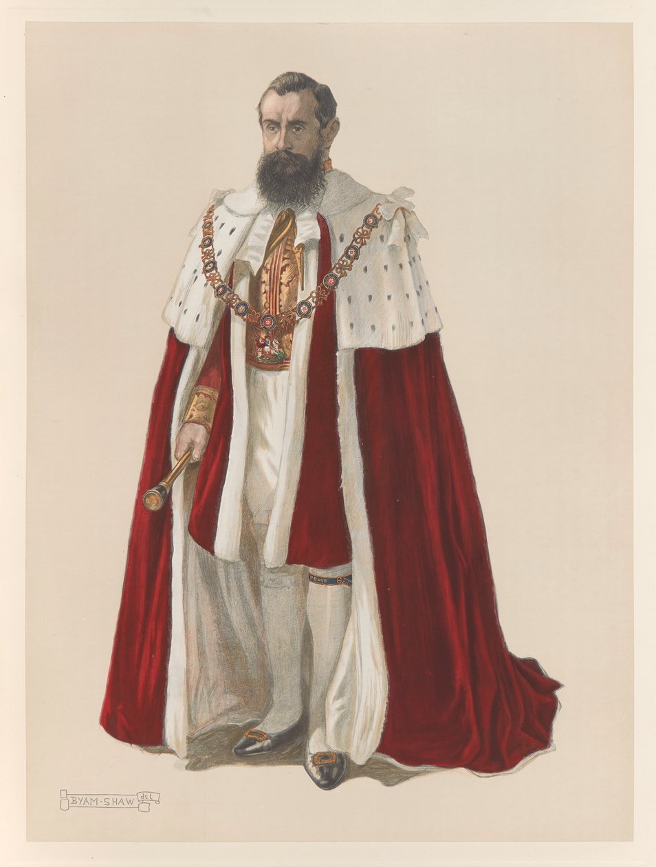 VII. Edward király koronázása alkotó: John Byam Liston Shaw