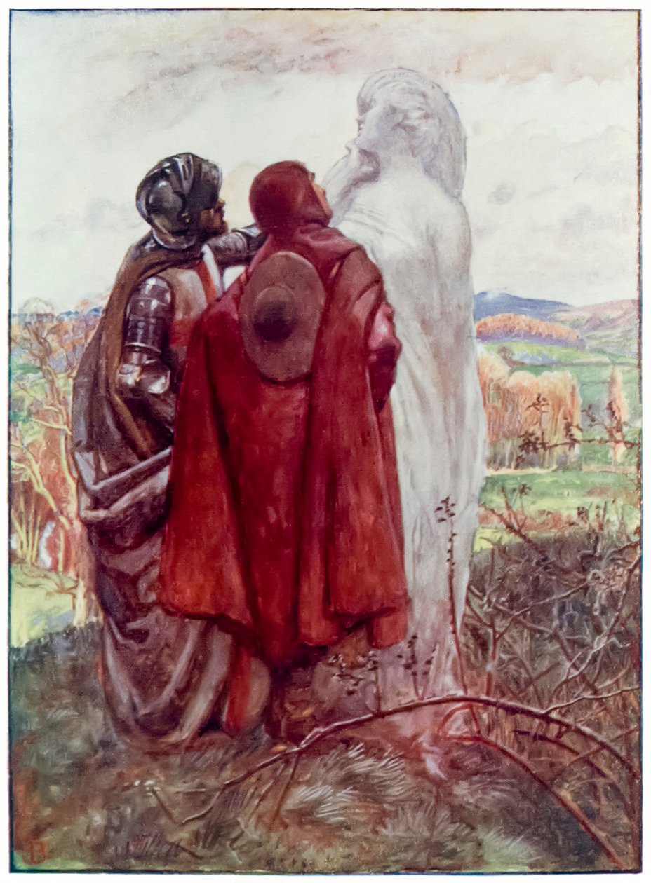 Sok felesége a The Pilgrims Progress From This World, To That What Is To Come című filmből, John Bunyan (1628-1688) Illusztráció: Byam Shaw (1872-1919), Christian és Hopeful sószobrot talál az oldalán alkotó: John Byam Liston Shaw